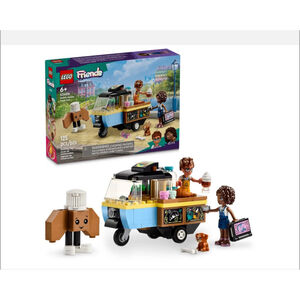 NEW LEGO Friends Mobile Bakery Food Cart Building Set One Size Blue Brown